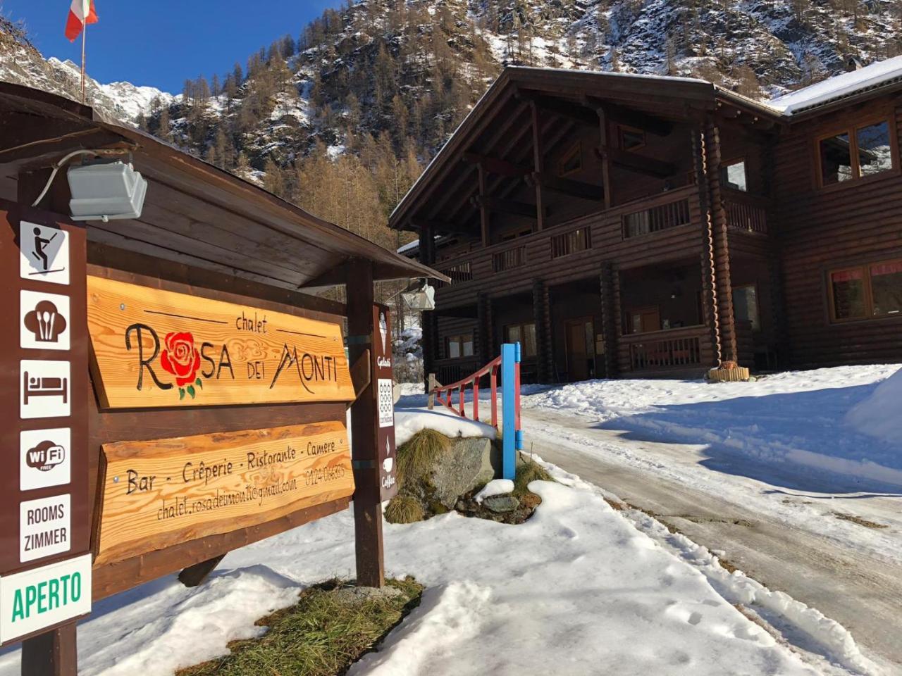 Chalet Rosa Dei Monti Piamprato Exterior photo